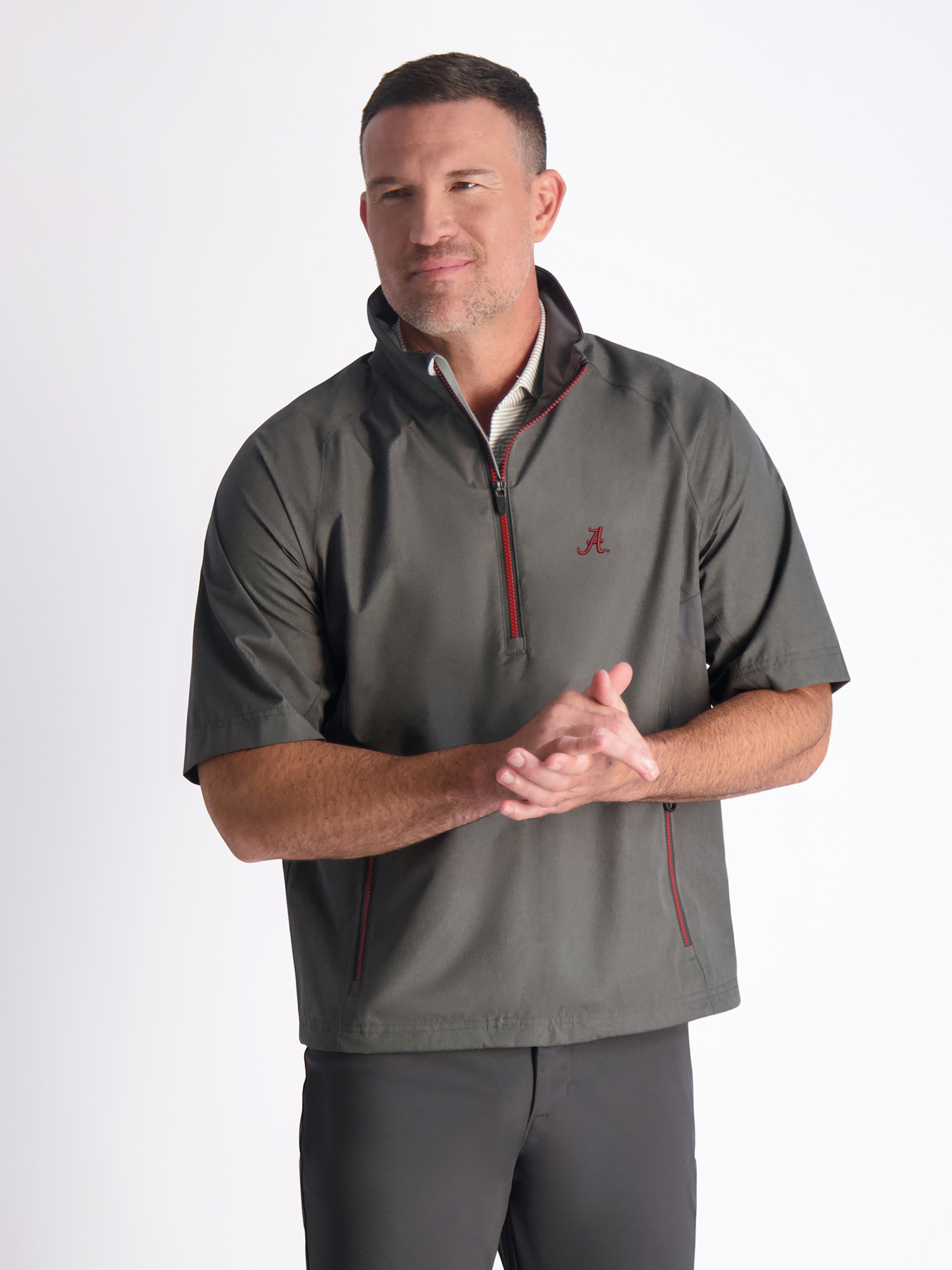 Alabama | Power Torque 1/4 Zip Short Sleeve | Collegiate – Zero Alabama | Power Torque 1/4 Zip Short Sleeve | Collegiate – Zero