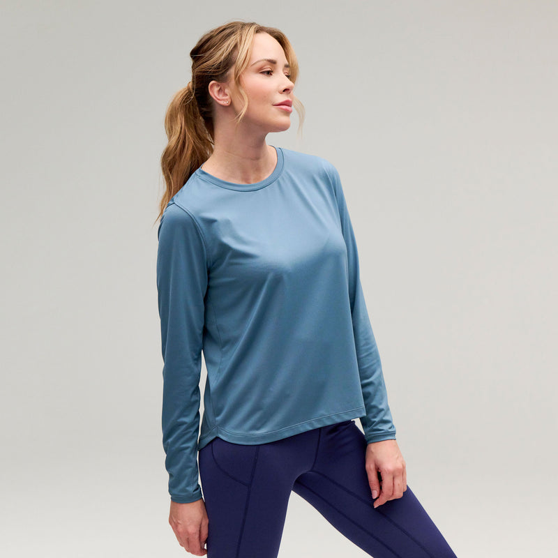 Monica Performance Long-Sleeve Tee