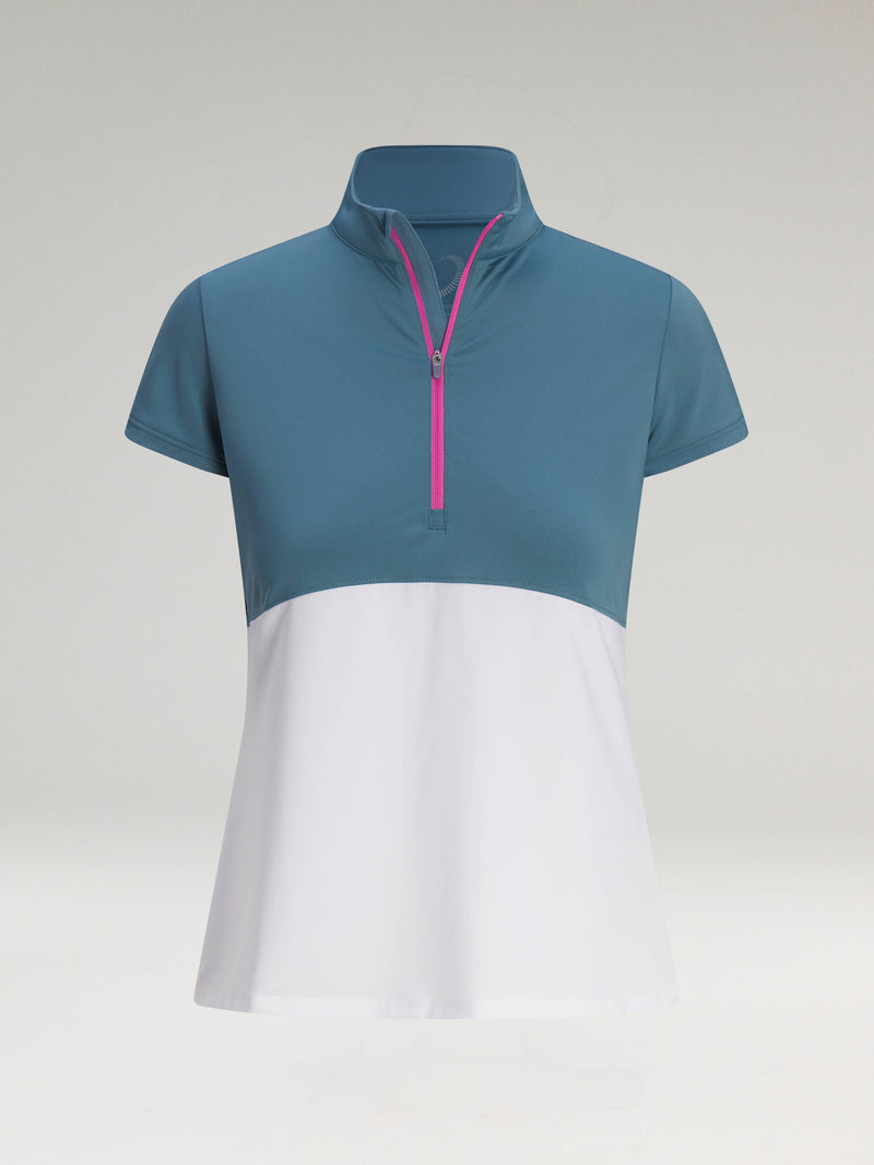 Chelsea Short-Sleeve Quarter Zip