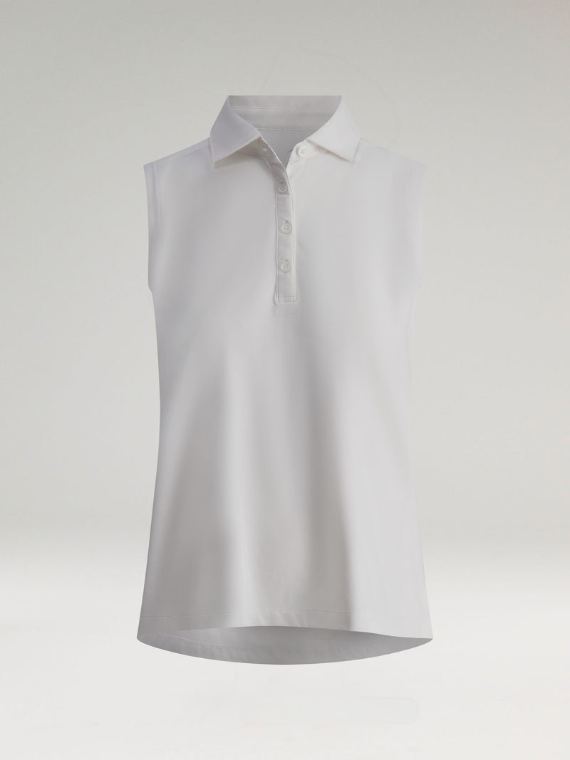 Summer Sleeveless Performance Polo