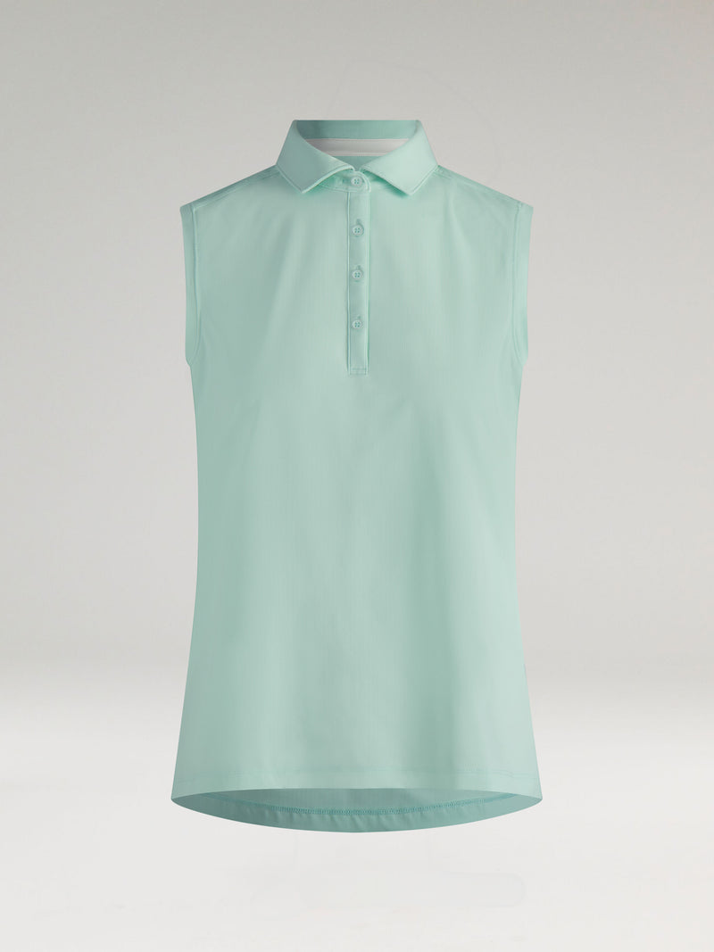 Summer Sleeveless Performance Polo