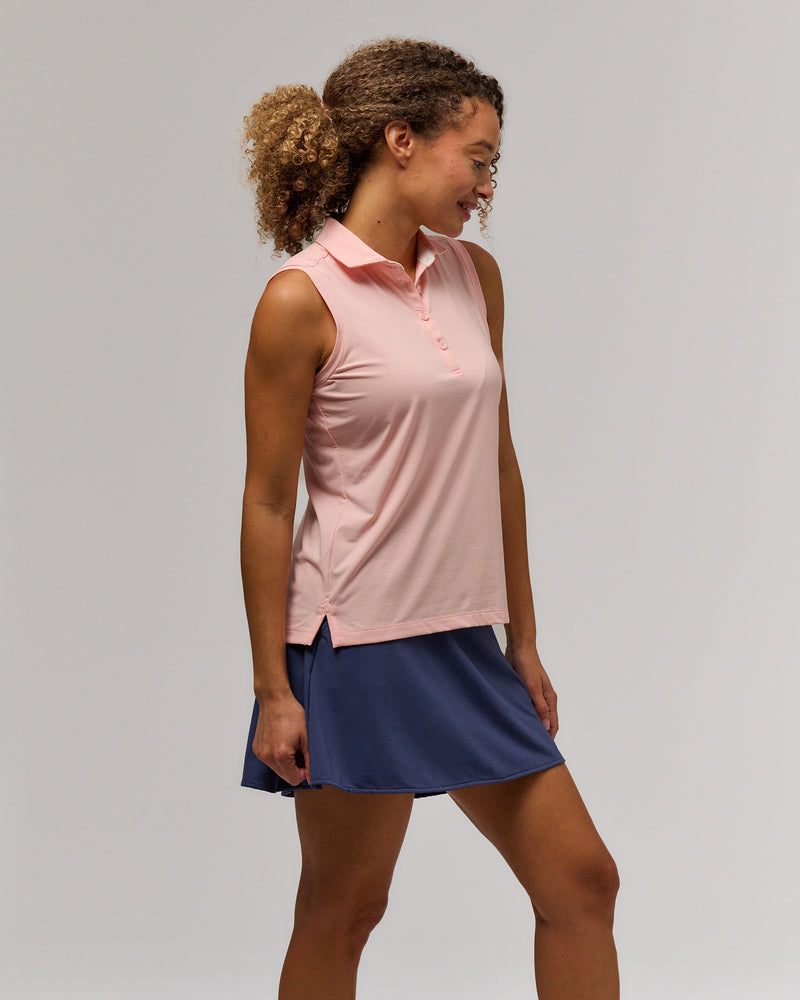 Summer Sleeveless Performance Polo