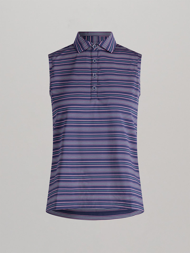 Victoria Sleeveless Performance Polo