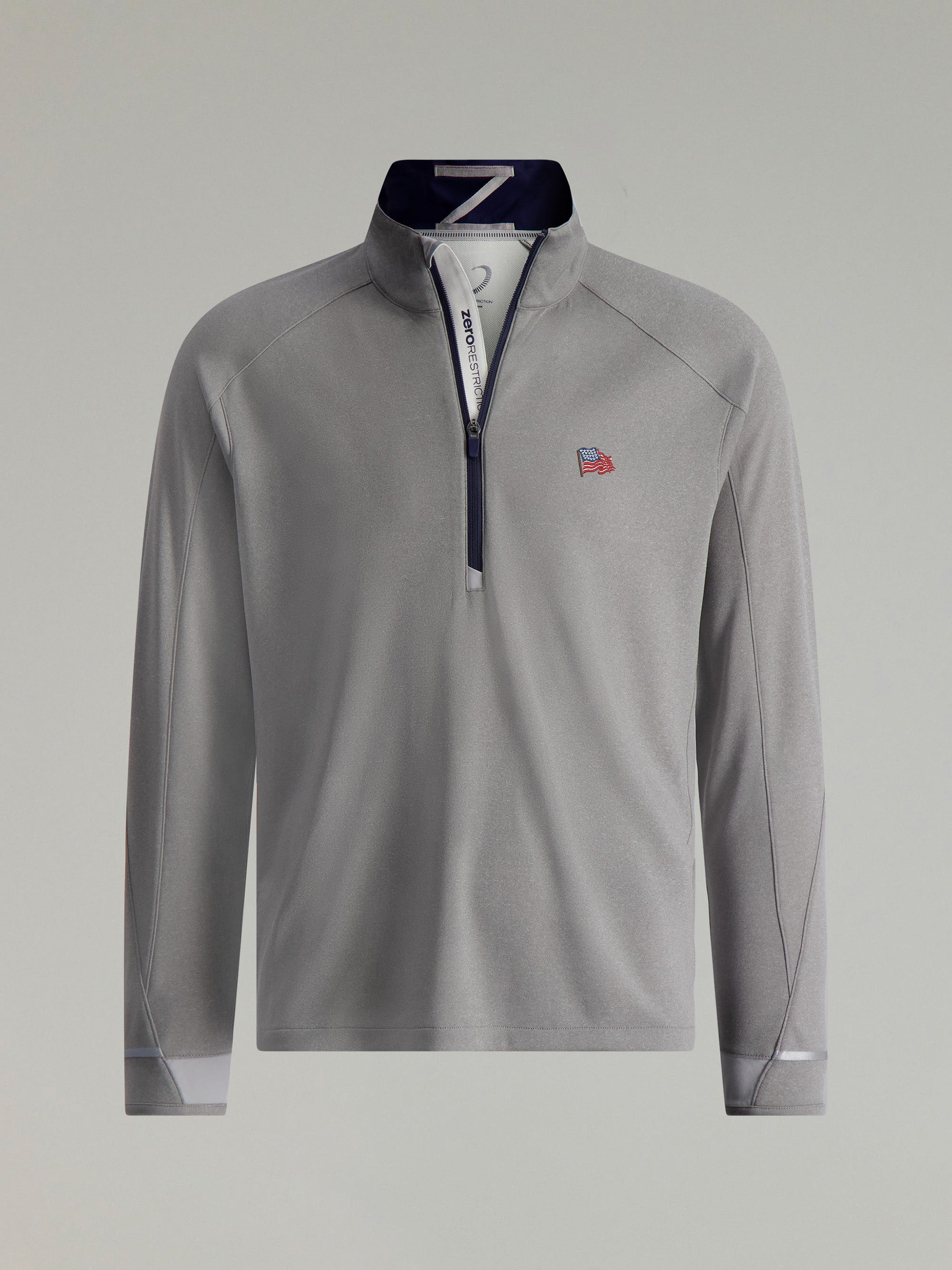 GREY HEATHER/NAVY