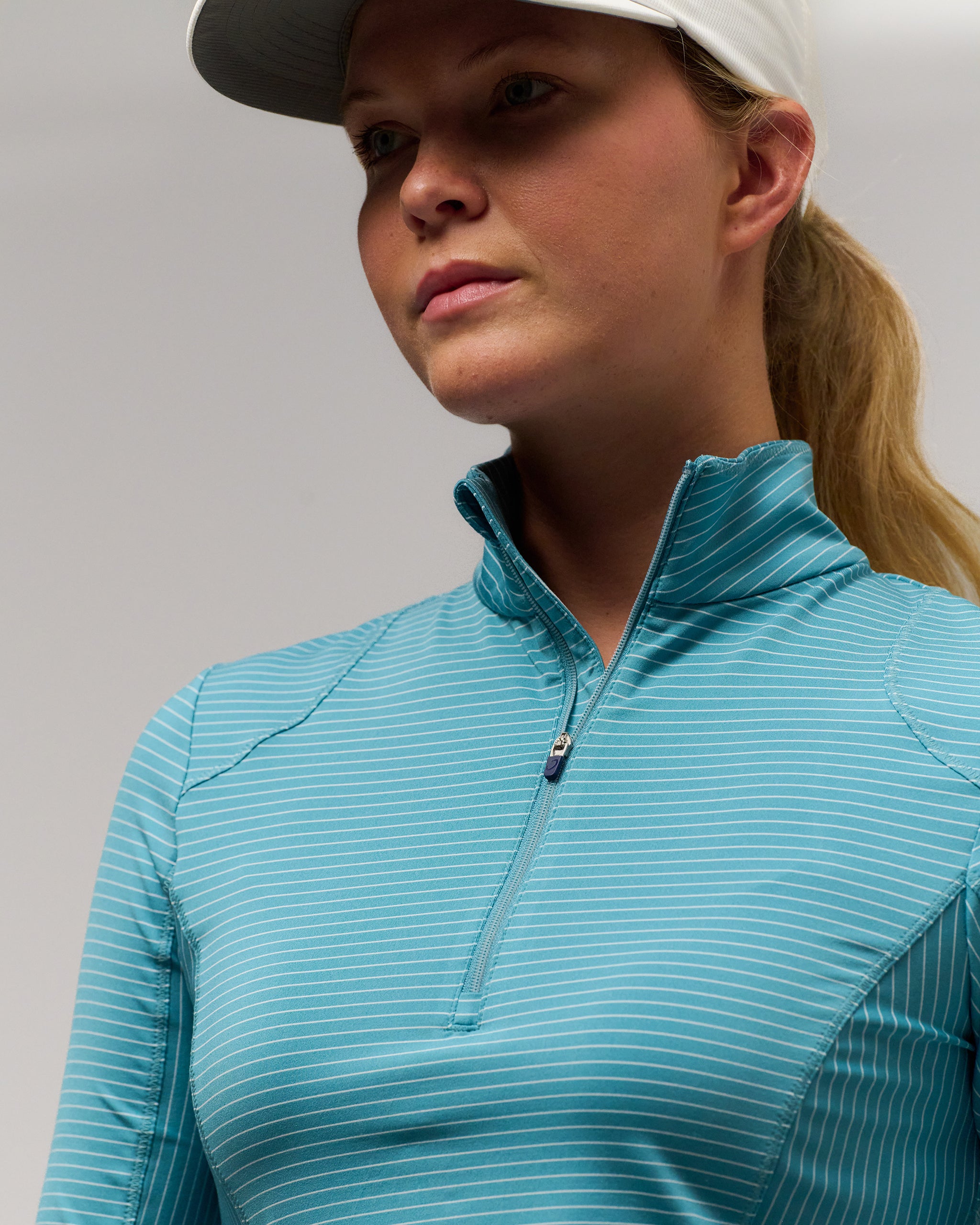 Renae Cooling Performance Golf Quarter Zip | Zero Restriction