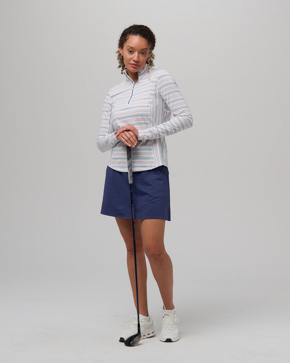 Renae Cooling Performance Golf Quarter Zip | Zero Restriction