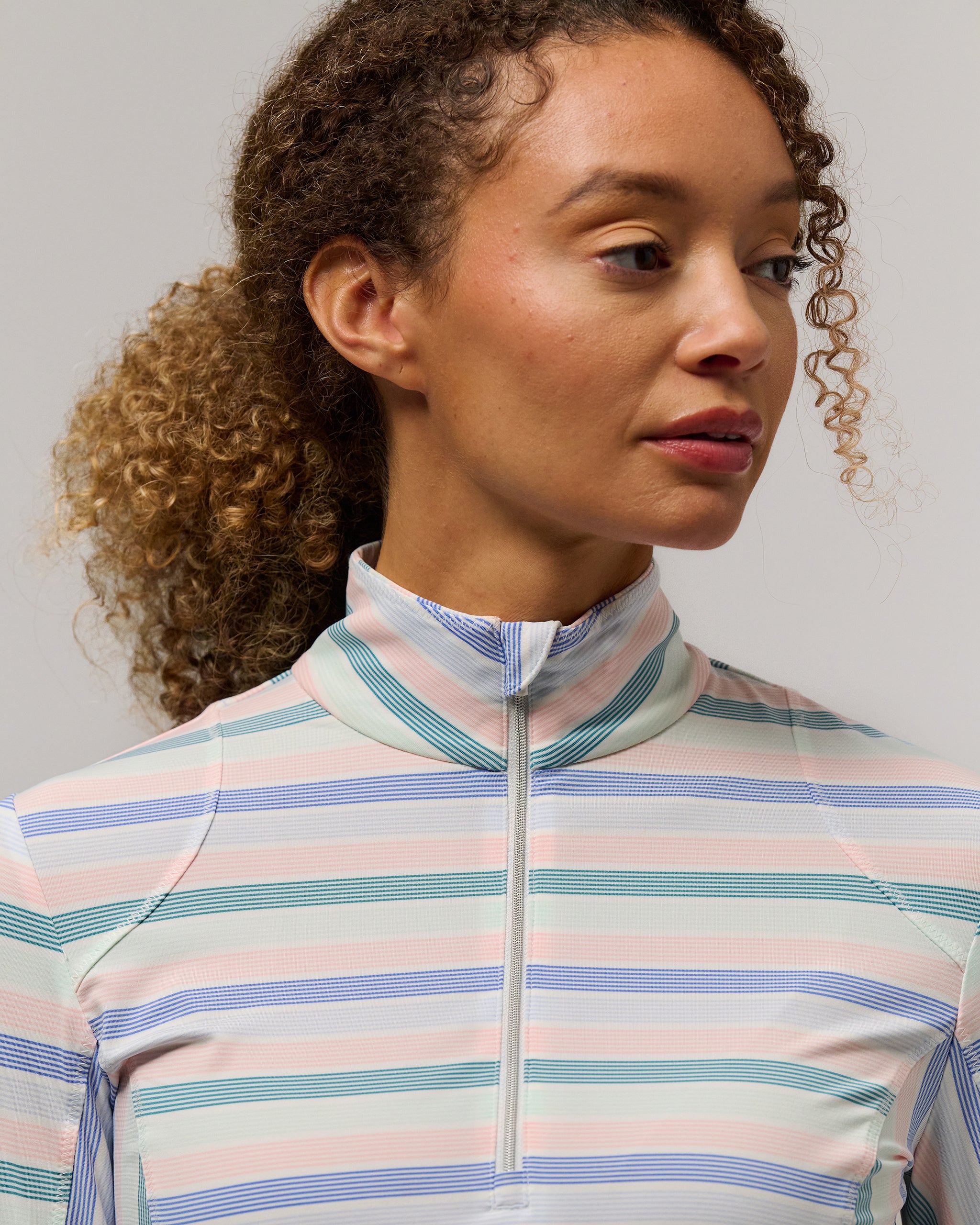 Renae Cooling Performance Golf Quarter Zip | Zero Restriction