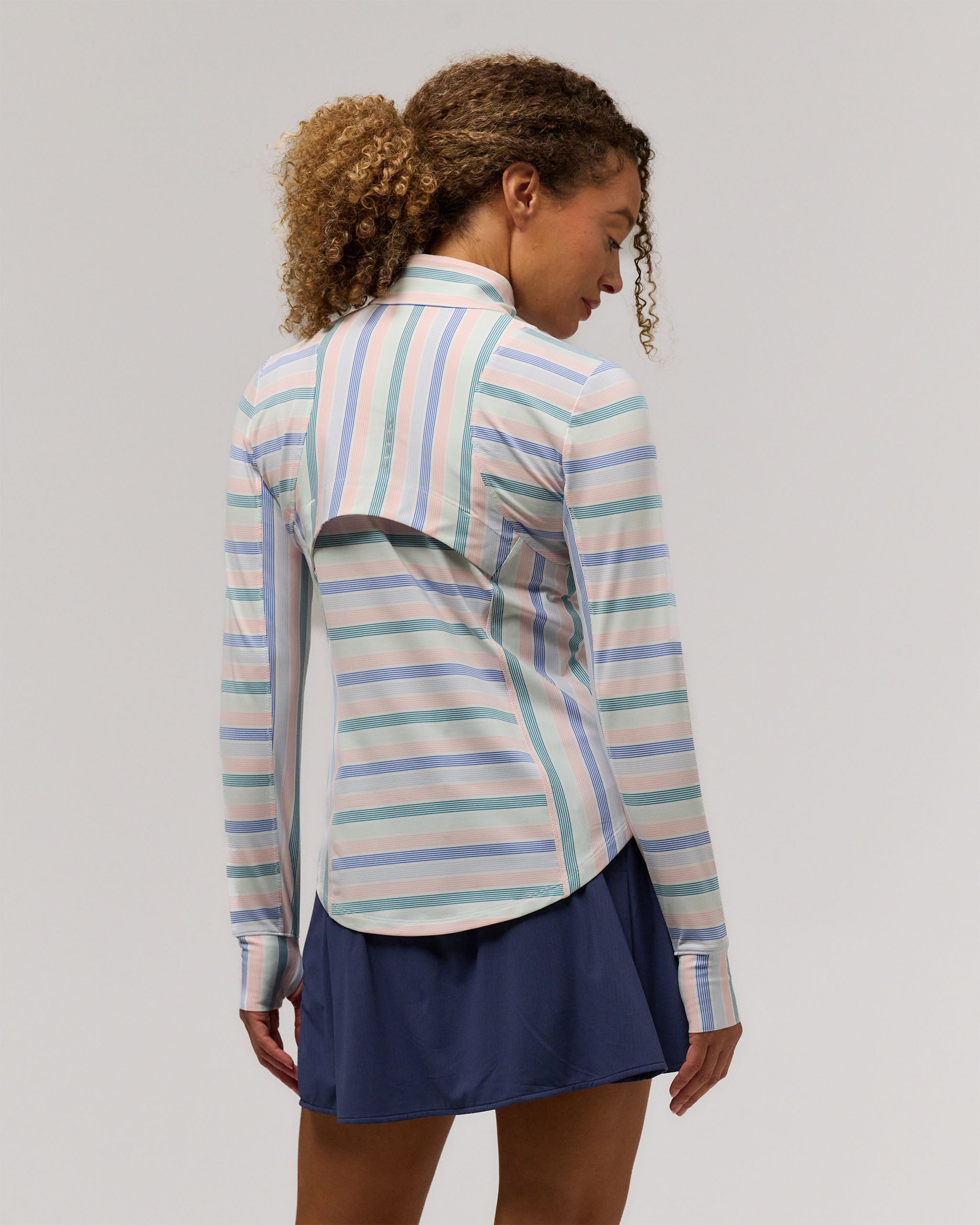 Renae Cooling Performance Golf Quarter Zip | Zero Restriction