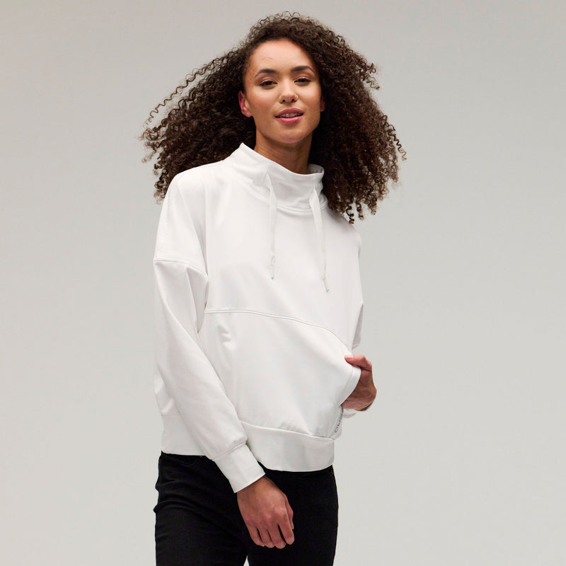 Evie Mock Neck Performance Pullover