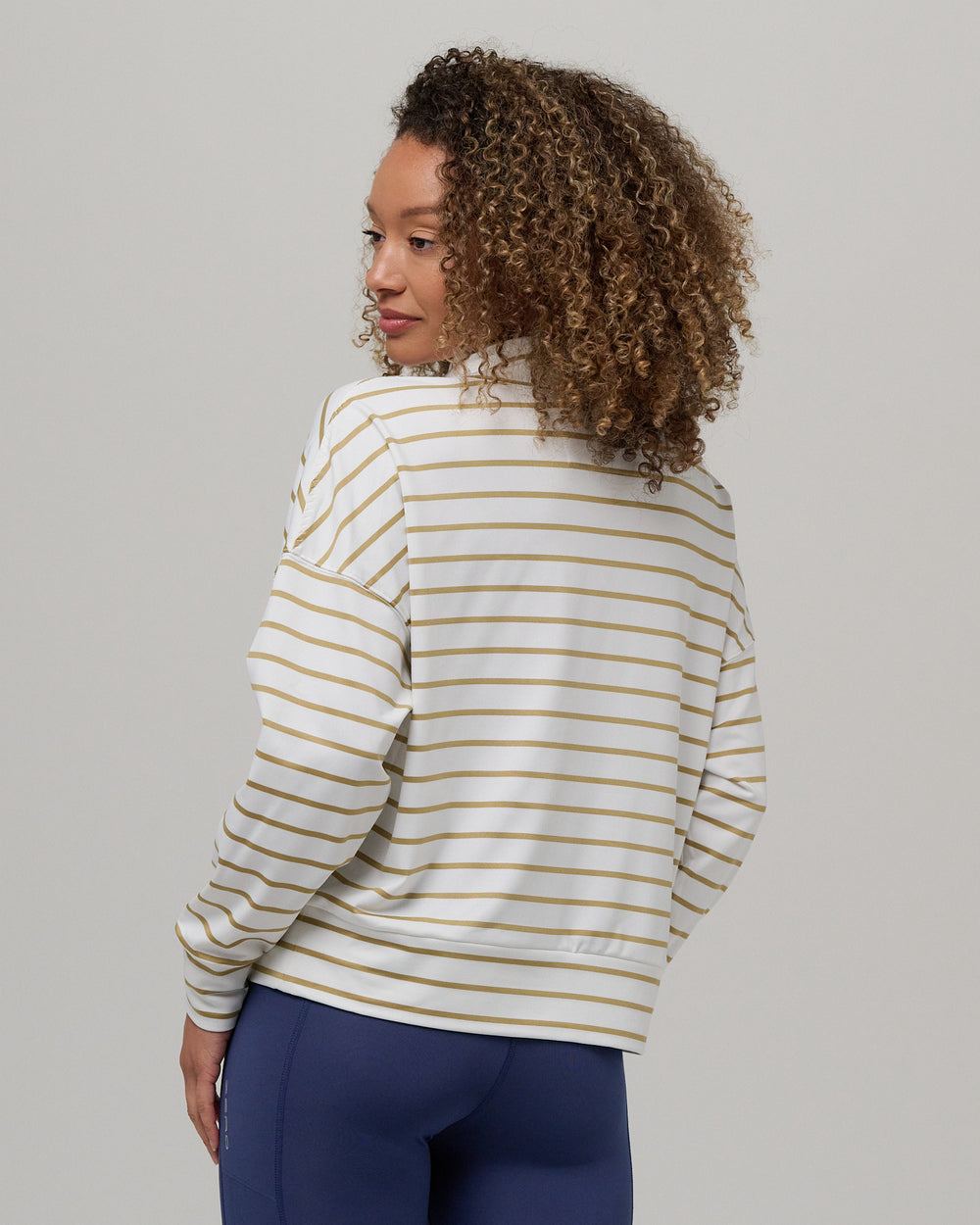 Evie Mock Neck Performance Golf Pullover | Zero Restriction