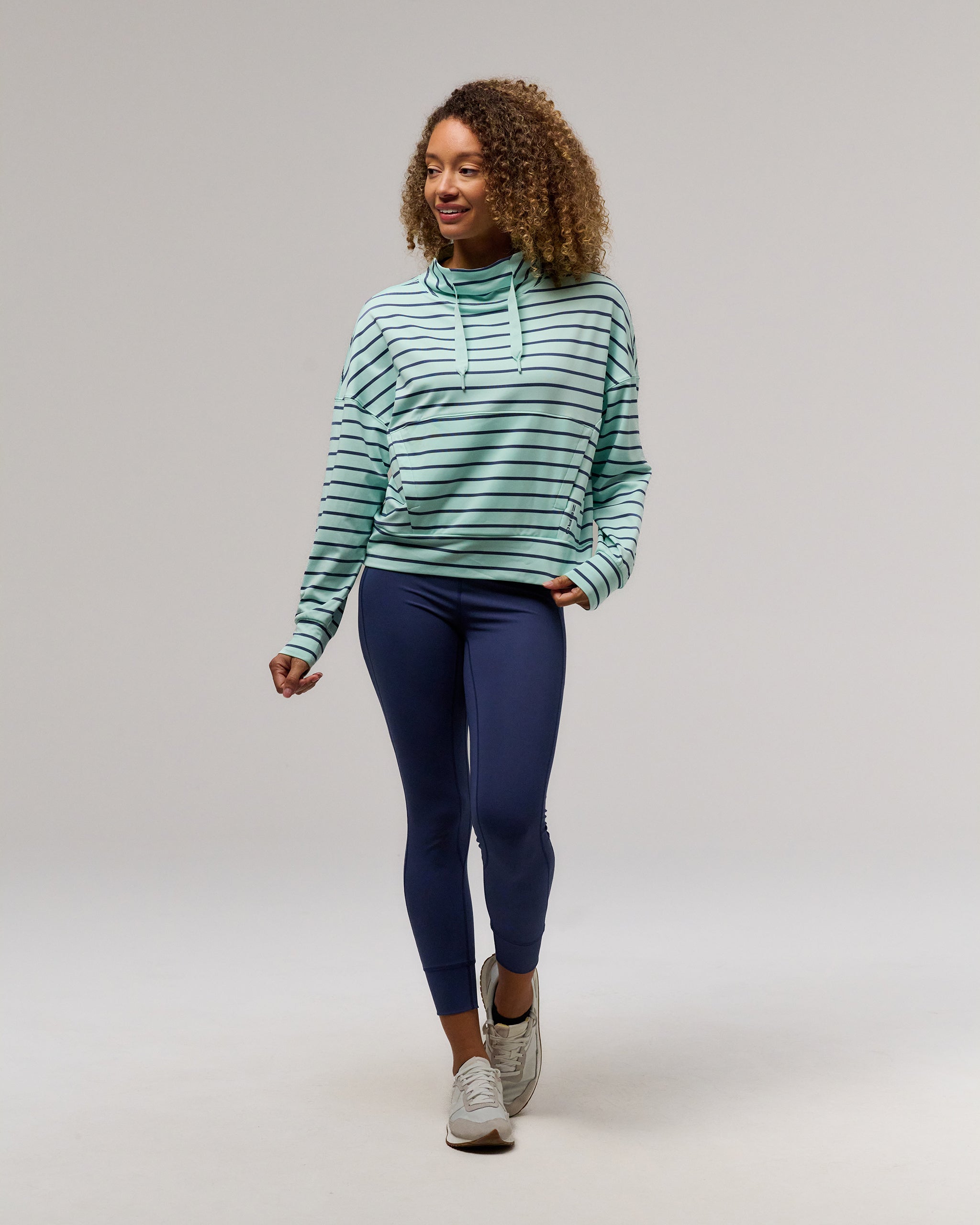 Evie Mock Neck Performance Pullover – Zero Restriction