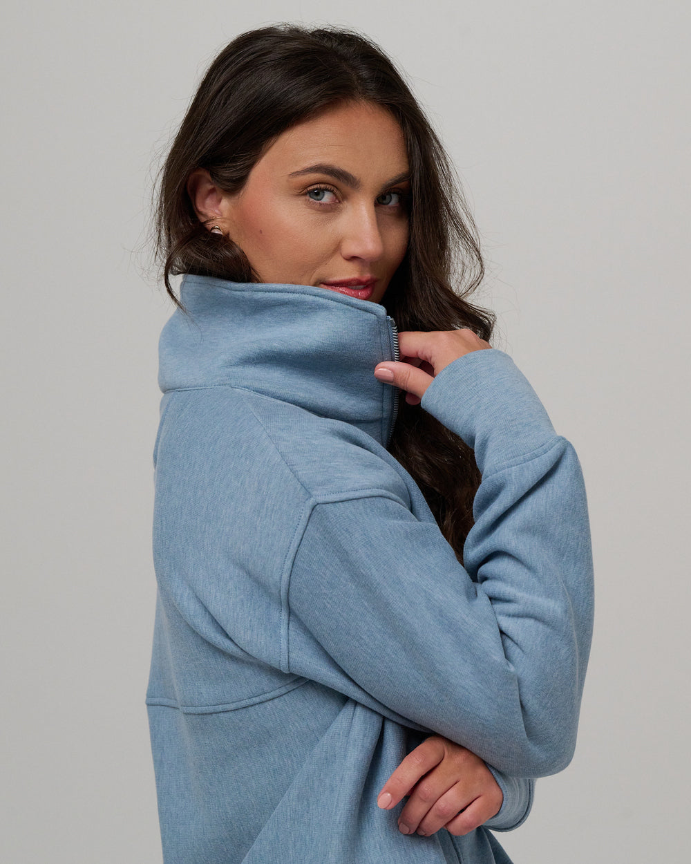 Regan Mock Neck Quarter Zip – Zero Restriction