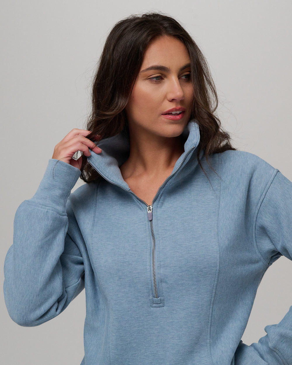 Regan Mock Neck Quarter Zip Women's Golf Top | Zero Restriction