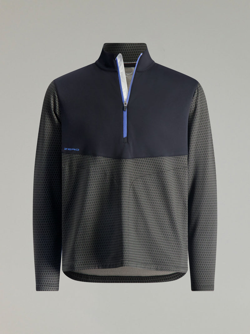 Hex Textured Performance Quarter Zip