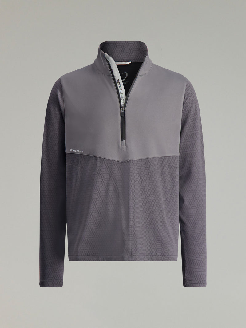 Hex Textured Performance Quarter Zip