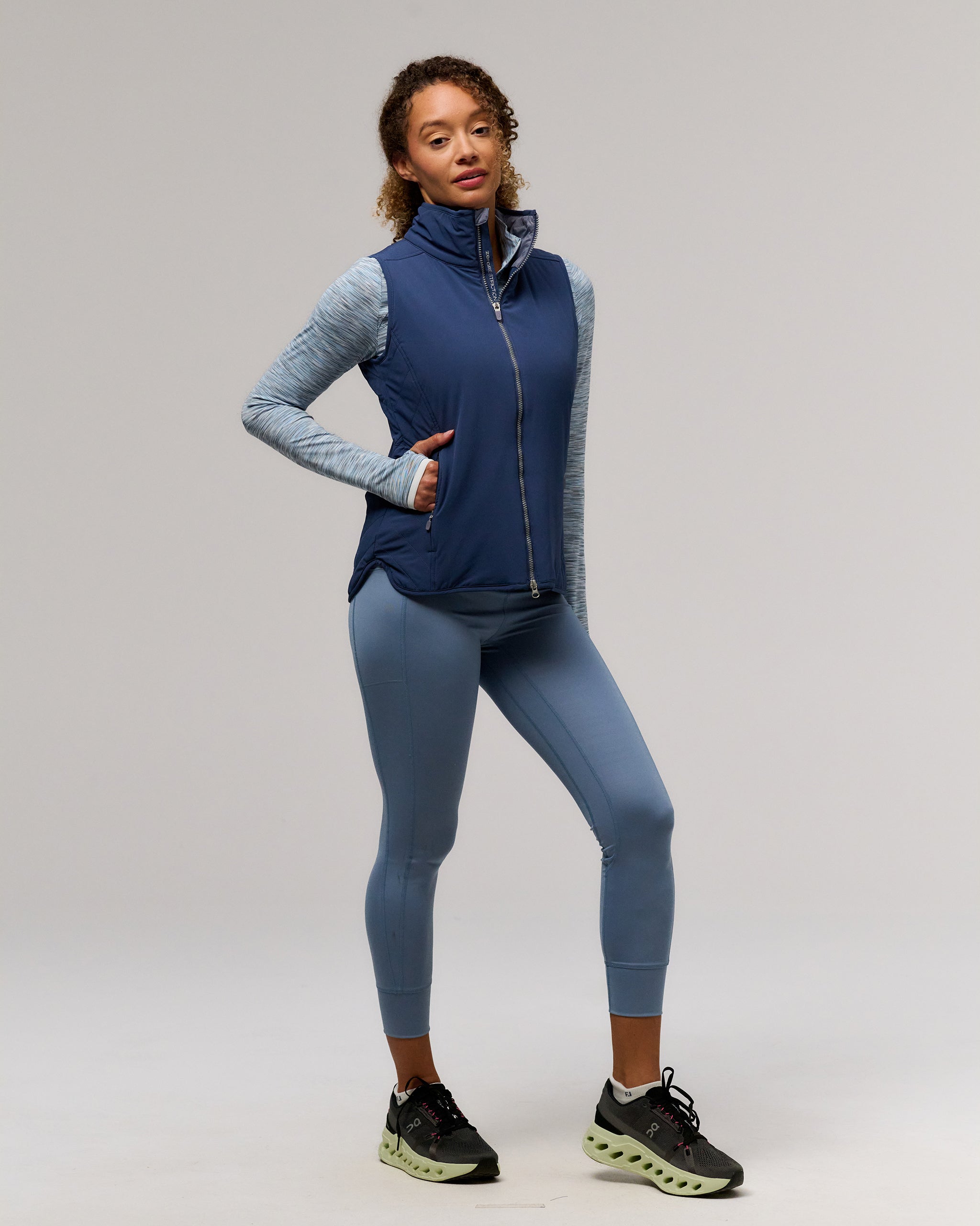 Saige Windproof Full-Zip Vest – Zero Restriction
