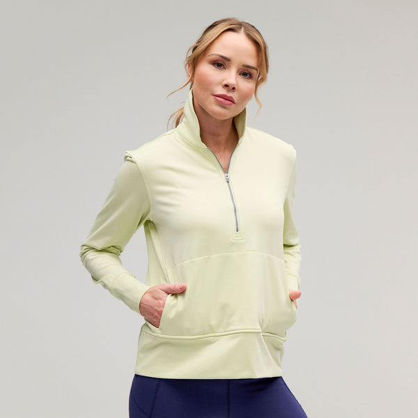 Jolie Quarter-Zip Performance Sweatshirt – Zero Restriction