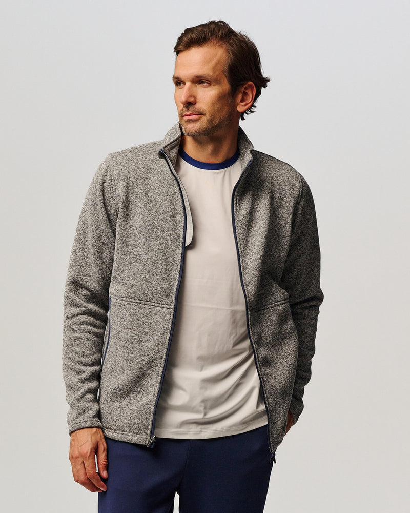 Maier Sweater-Knit Fleece Jacket