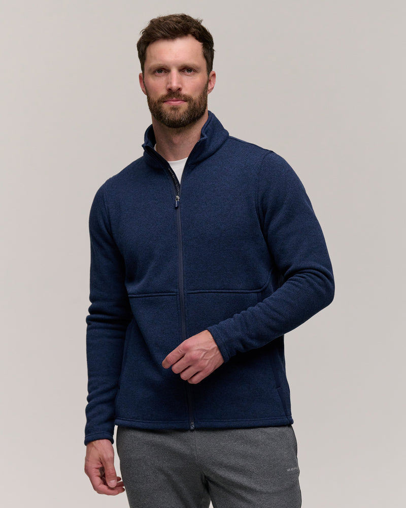 Maier Sweater-Knit Fleece Jacket