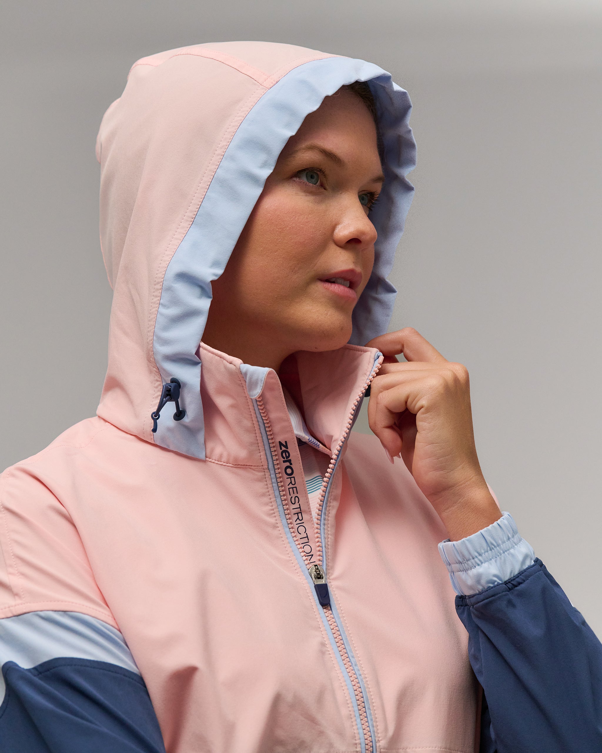 Nicki Windproof Hooded Women's Golf Jacket | Zero Restriction