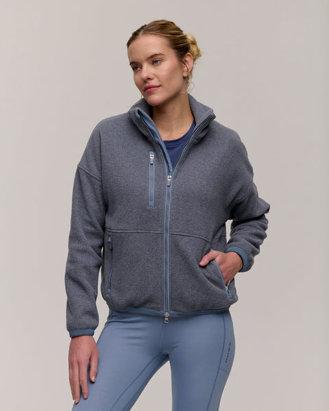 Harlow Full-Zip Fleece Women's Golf Jacket | Zero Restriction