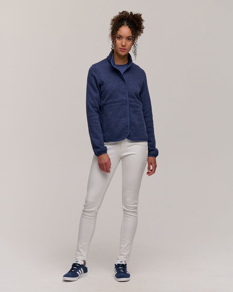 Gabby Sweater-Knit Fleece Jacket