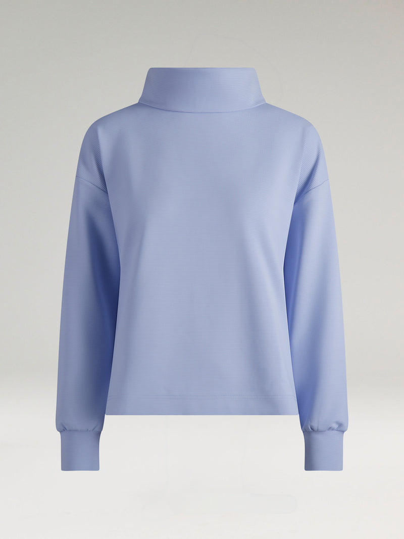 Sam Ribbed Cowl Neck Pullover