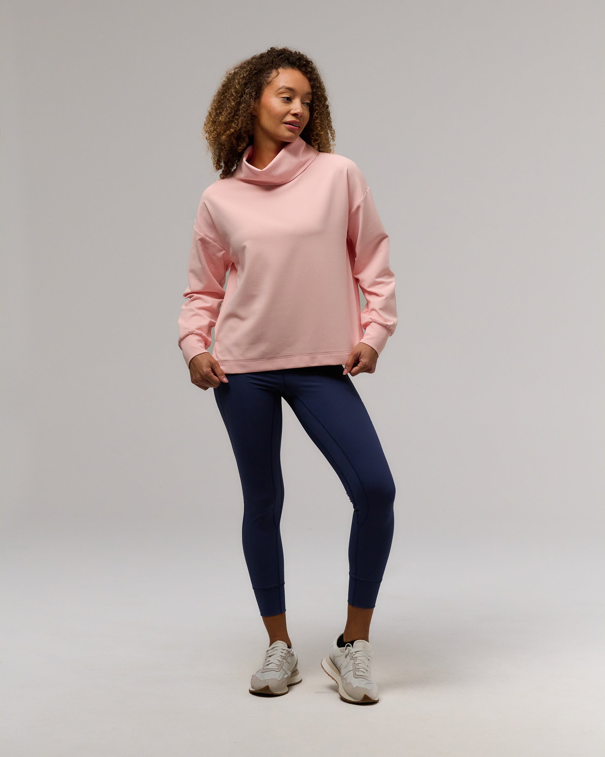 Sam Ribbed Cowl Neck Pullover – Zero Restriction