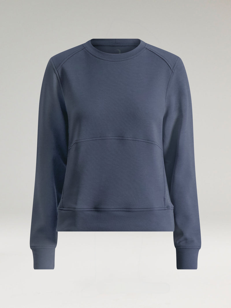 Julia Stretch Cotton Crewneck
