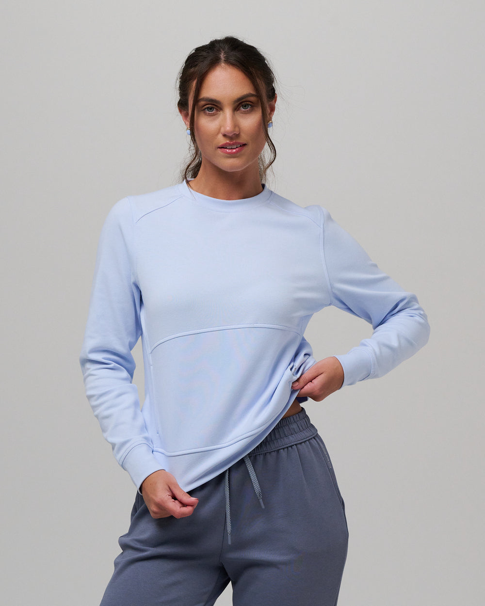Julia Stretch Cotton Women's Golf Crewneck | Zero Restriction