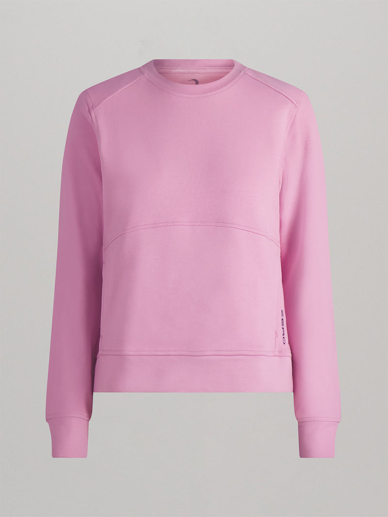Julia Stretch Cotton Crewneck