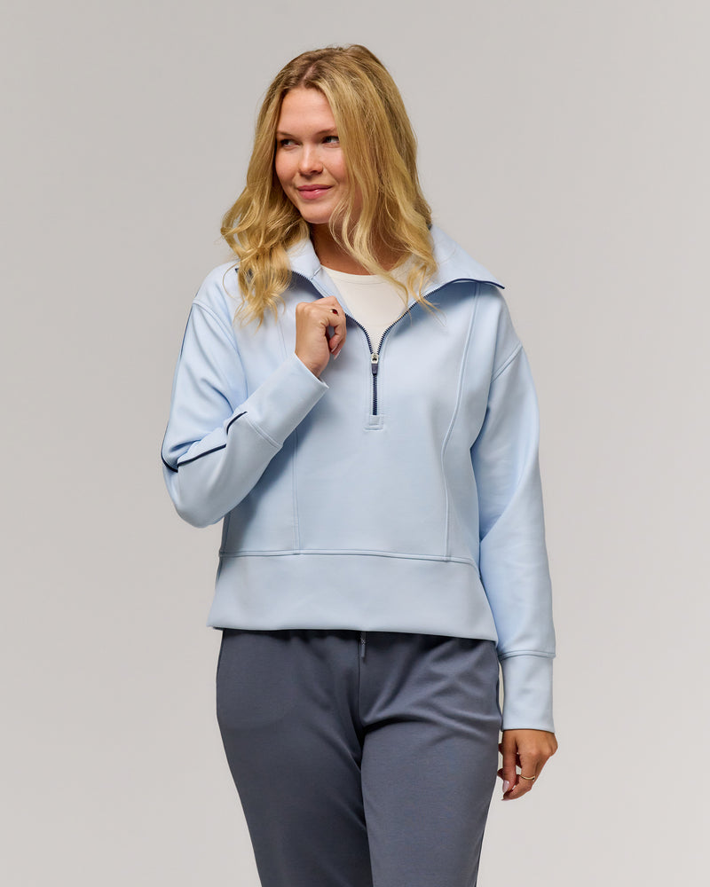 Riley Funnel Neck Quarter Zip