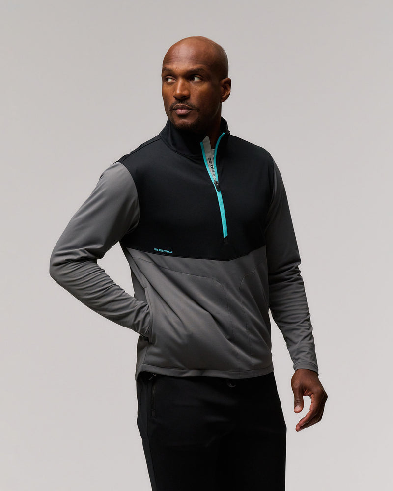 Hagler Textured Performance Quarter Zip