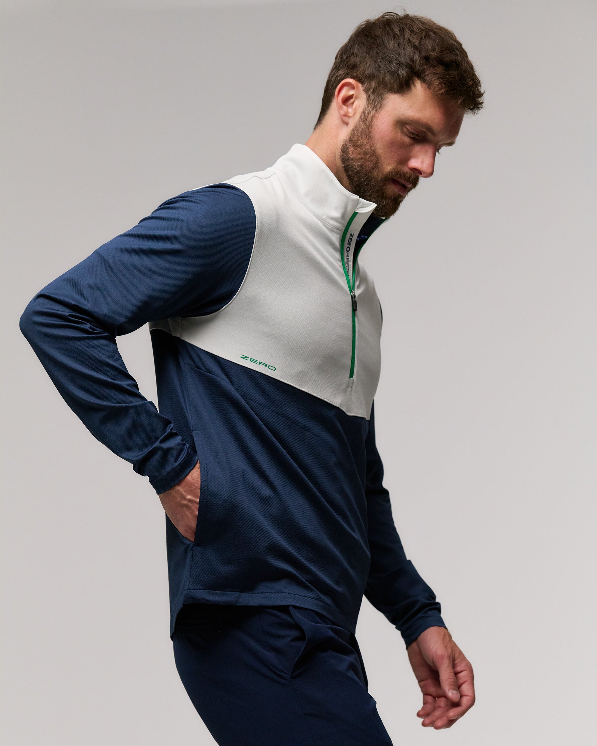 Hagler Textured Performance Quarter Zip – Zero Restriction