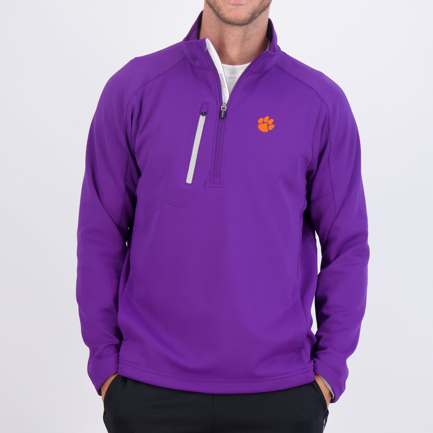 Clemson | Z500 1/4 ZIP | Collegiate - Zero Restriction