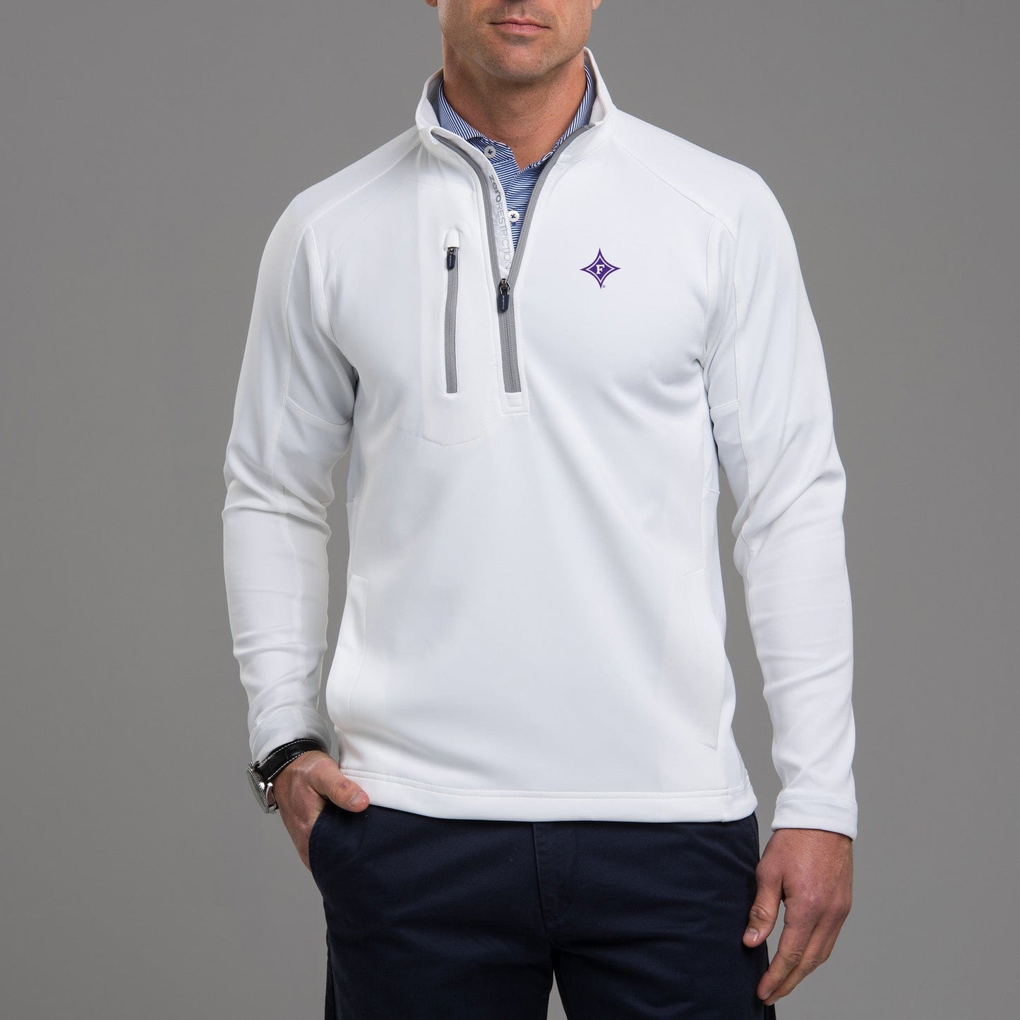 Furman University | Z500 1/4 Zip Pullover | Collegiate - Zero Restriction