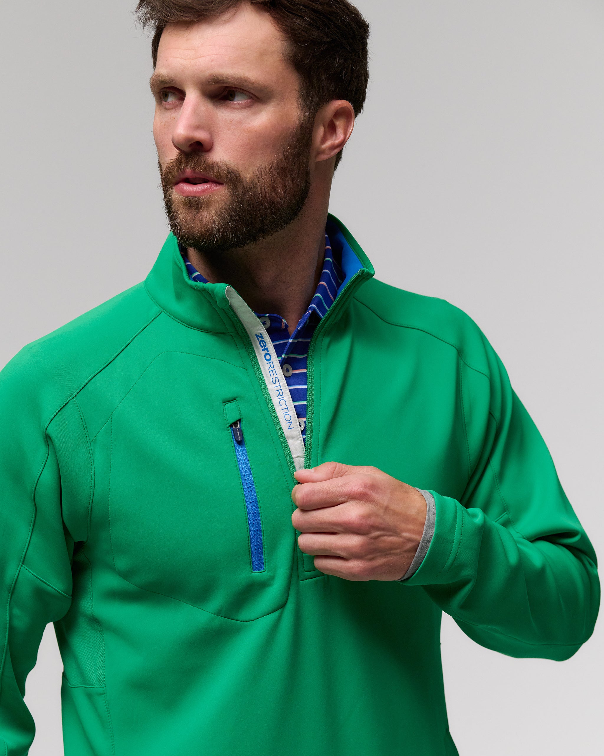 ziu ページ Z500 Performance Quarter Zip | Zero Restriction Golf