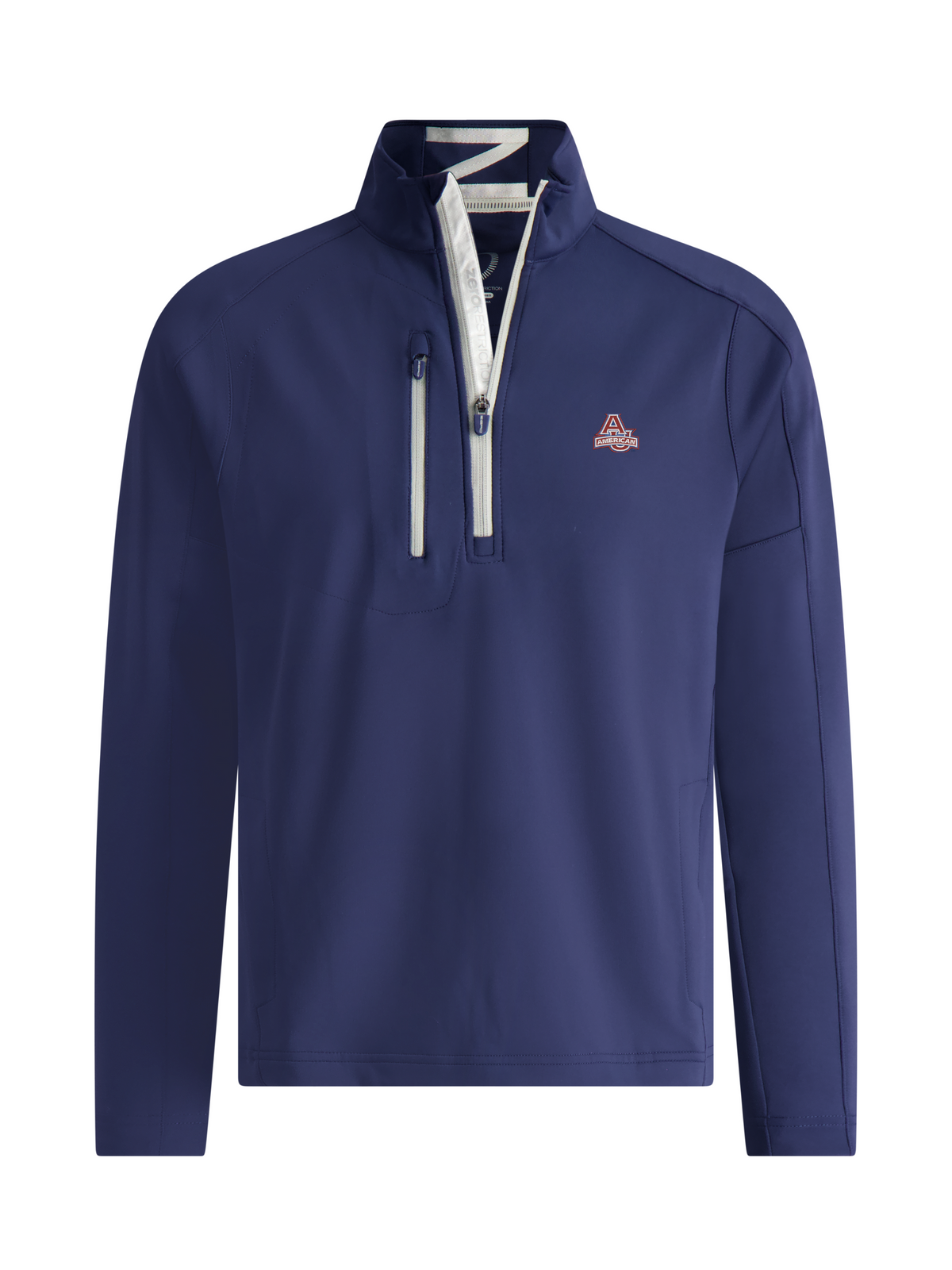 NAVY/METALLIC SILVER