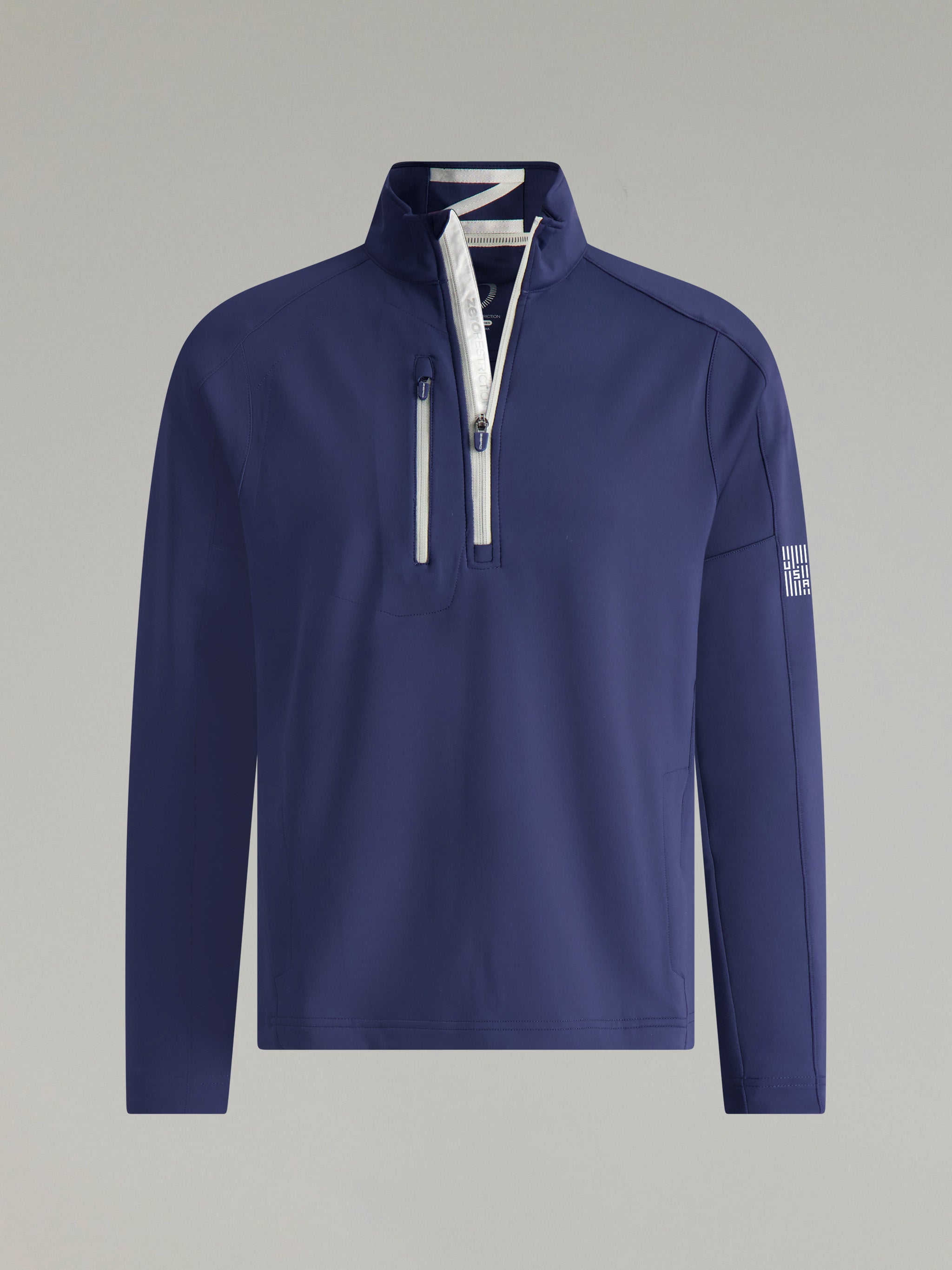 NAVY/METALLIC SILVER