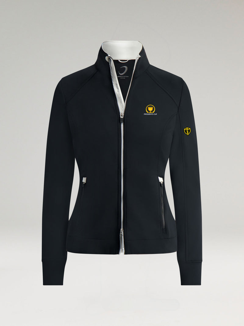 MIKAELA FULL ZIP | INTERNATIONAL TEAM | BLACK/WHITE