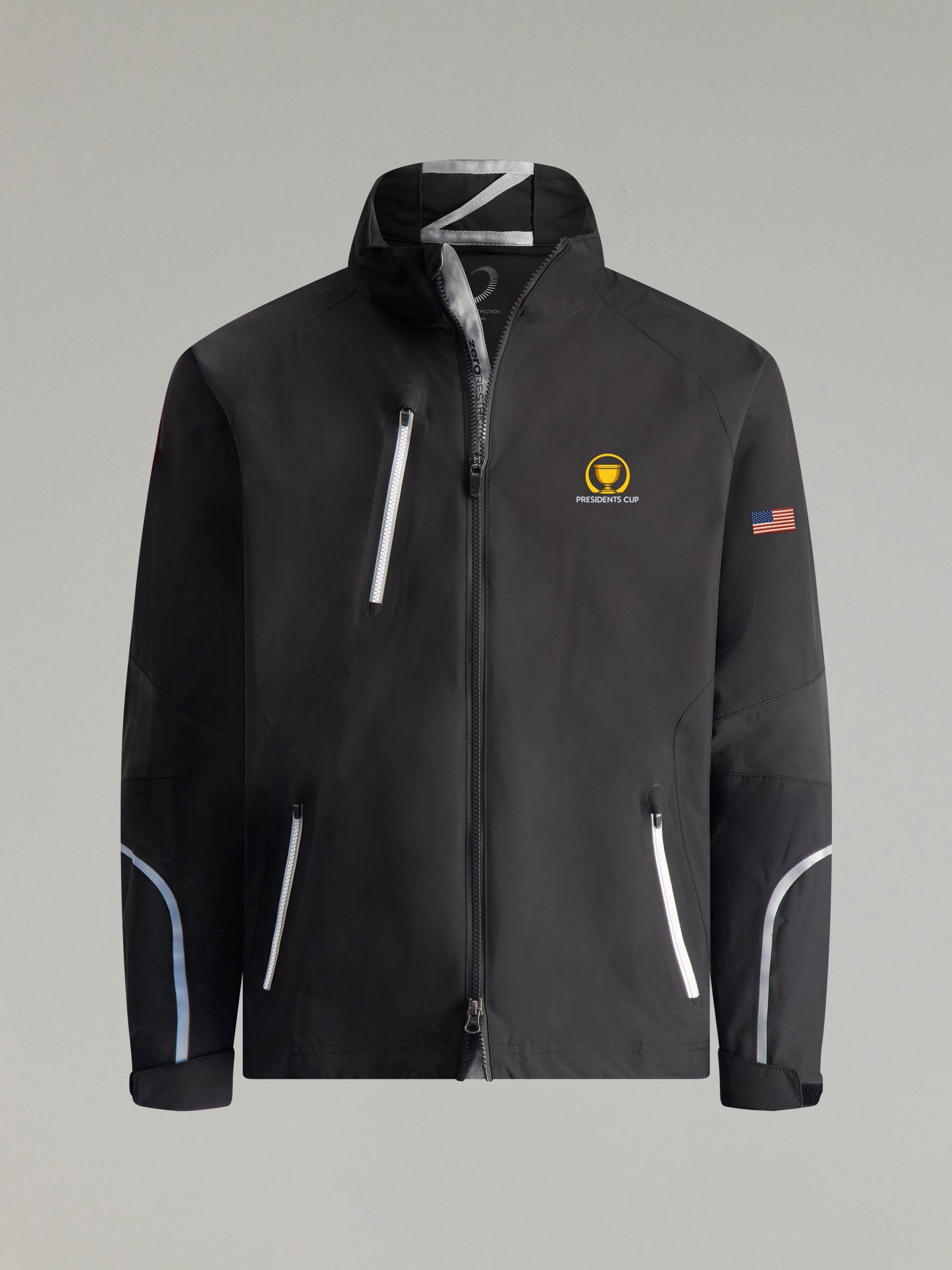 Power Torque Full Zip | U.S. TEAM | BLACK/METALLIC SILVER - Zero Restriction
