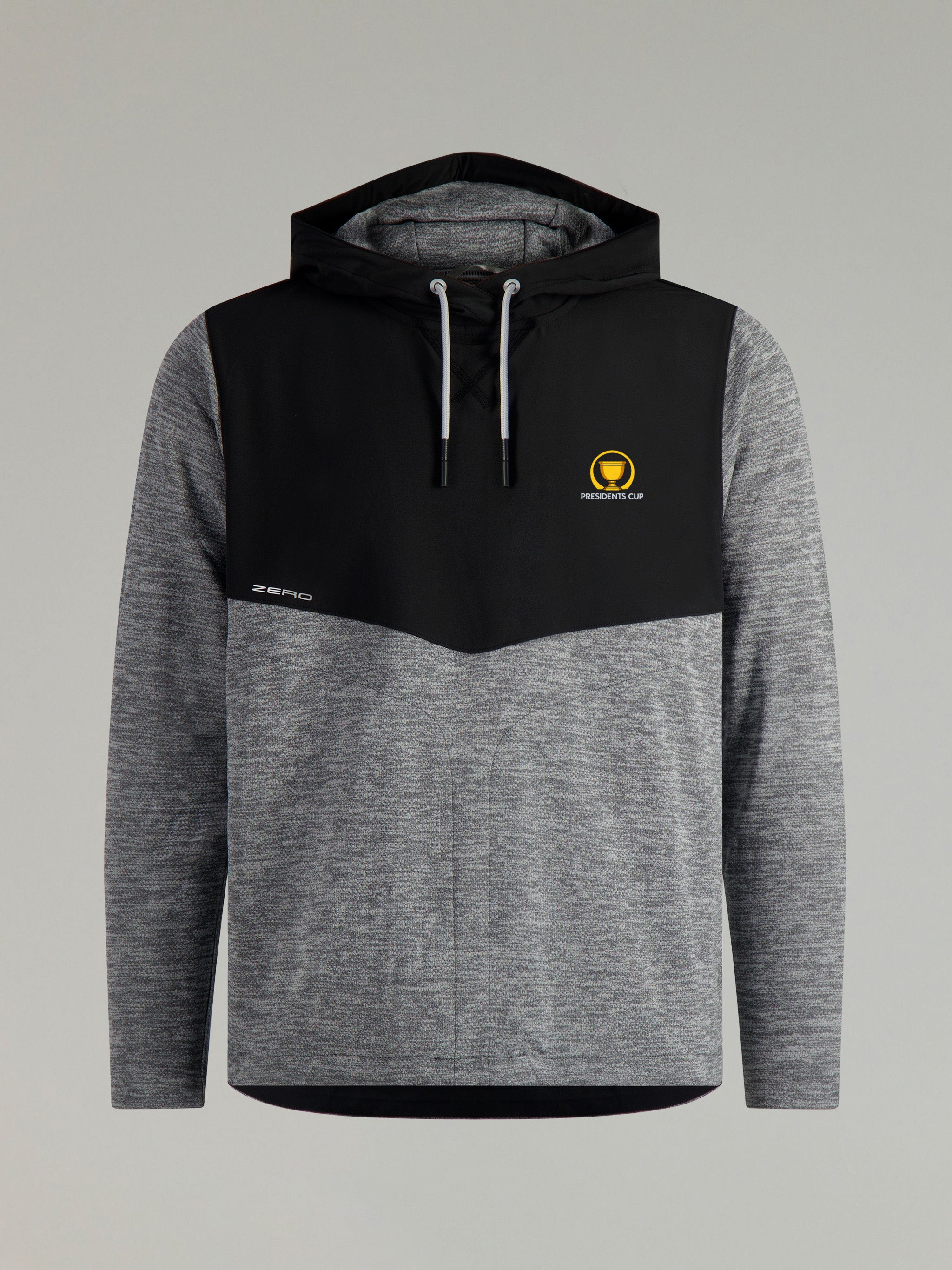 TYSON HOODIE | PRESIDENTS CUP ICON | BLACK/METALLIC SILVER - Zero Restriction