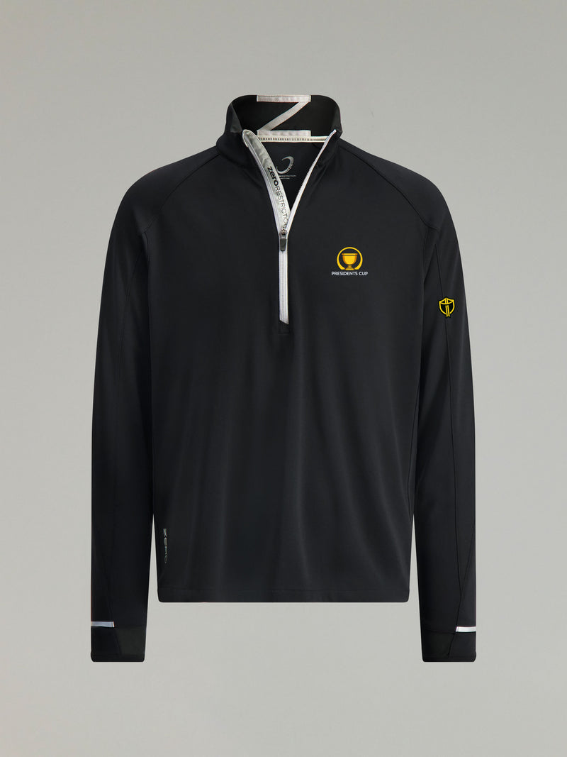 Z425 L/S 1/4 ZIP | INTERNATIONAL TEAM | BLACK