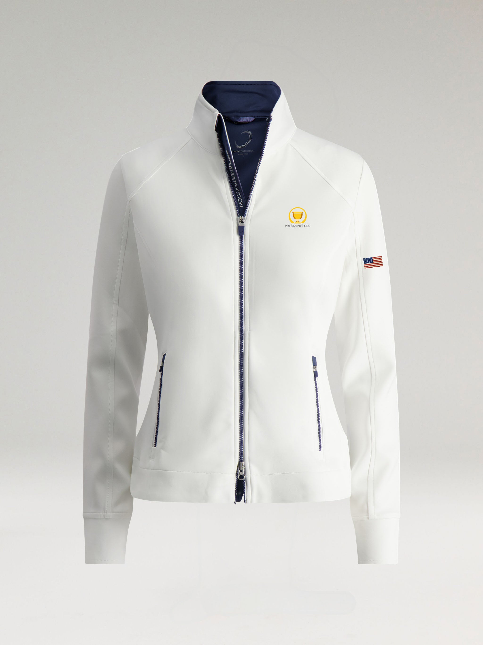 MIKAELA FULL ZIP  | U.S. TEAM | WHITE/STORM