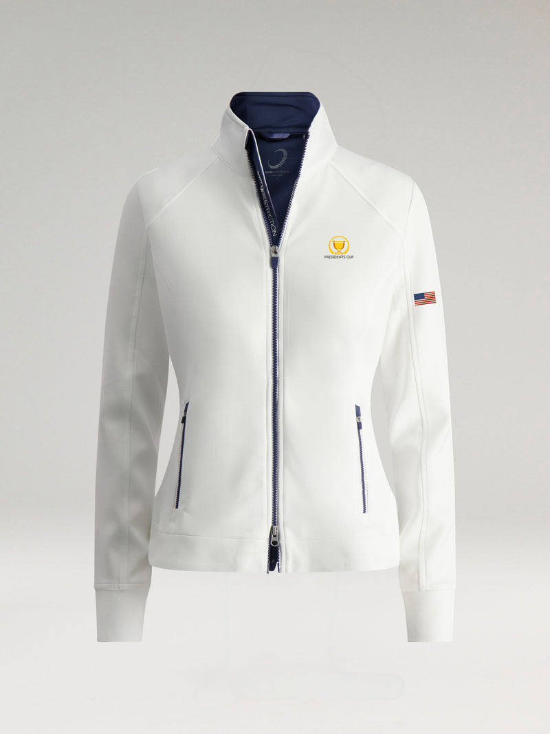 MIKAELA FULL ZIP  | U.S. TEAM | WHITE/STORM