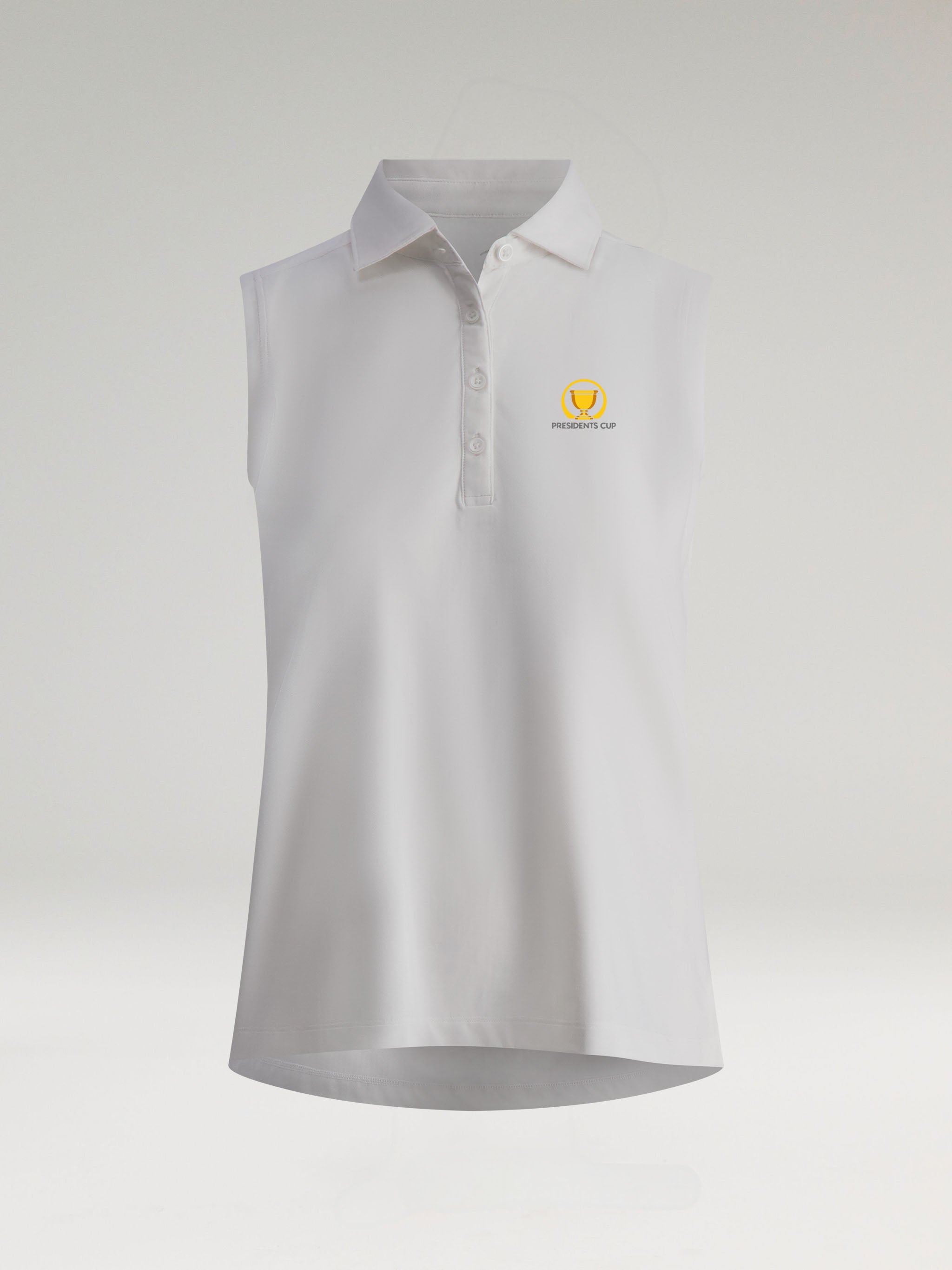 SUMMER SLEEVELESS POLO | INTERNATIONAL TEAM | WHITE