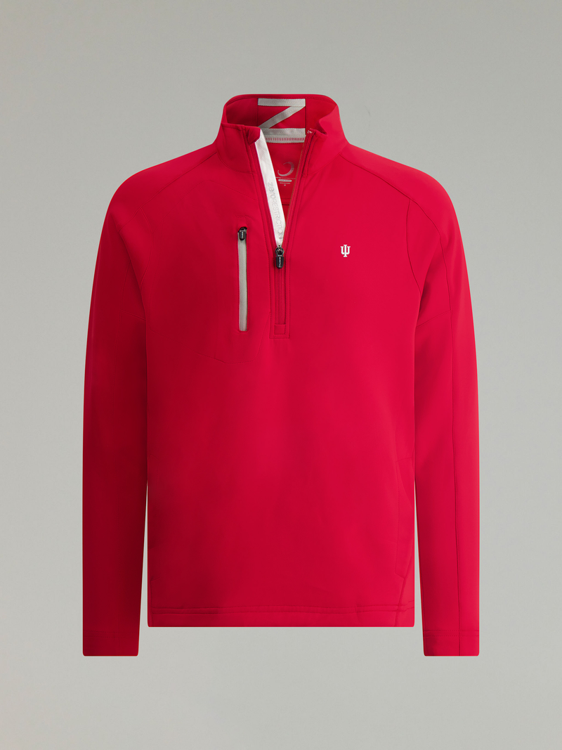 Indiana | Z500 1/4 Zip Pullover | Collegiate | Crimson