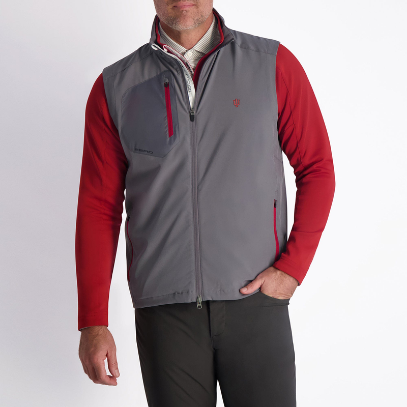 Indiana | Z700 Full Zip Vest | Collegiate | Shadow/Porto