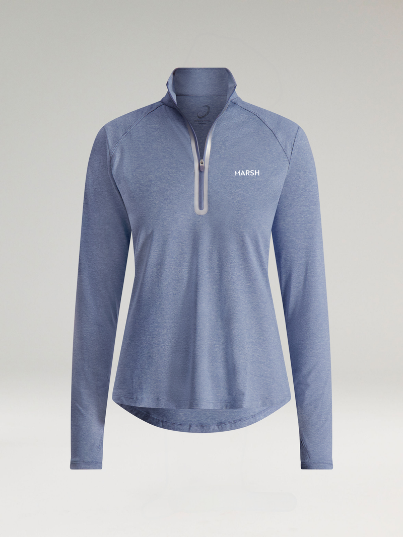 Lea Zip Mock | Marsh | Cove