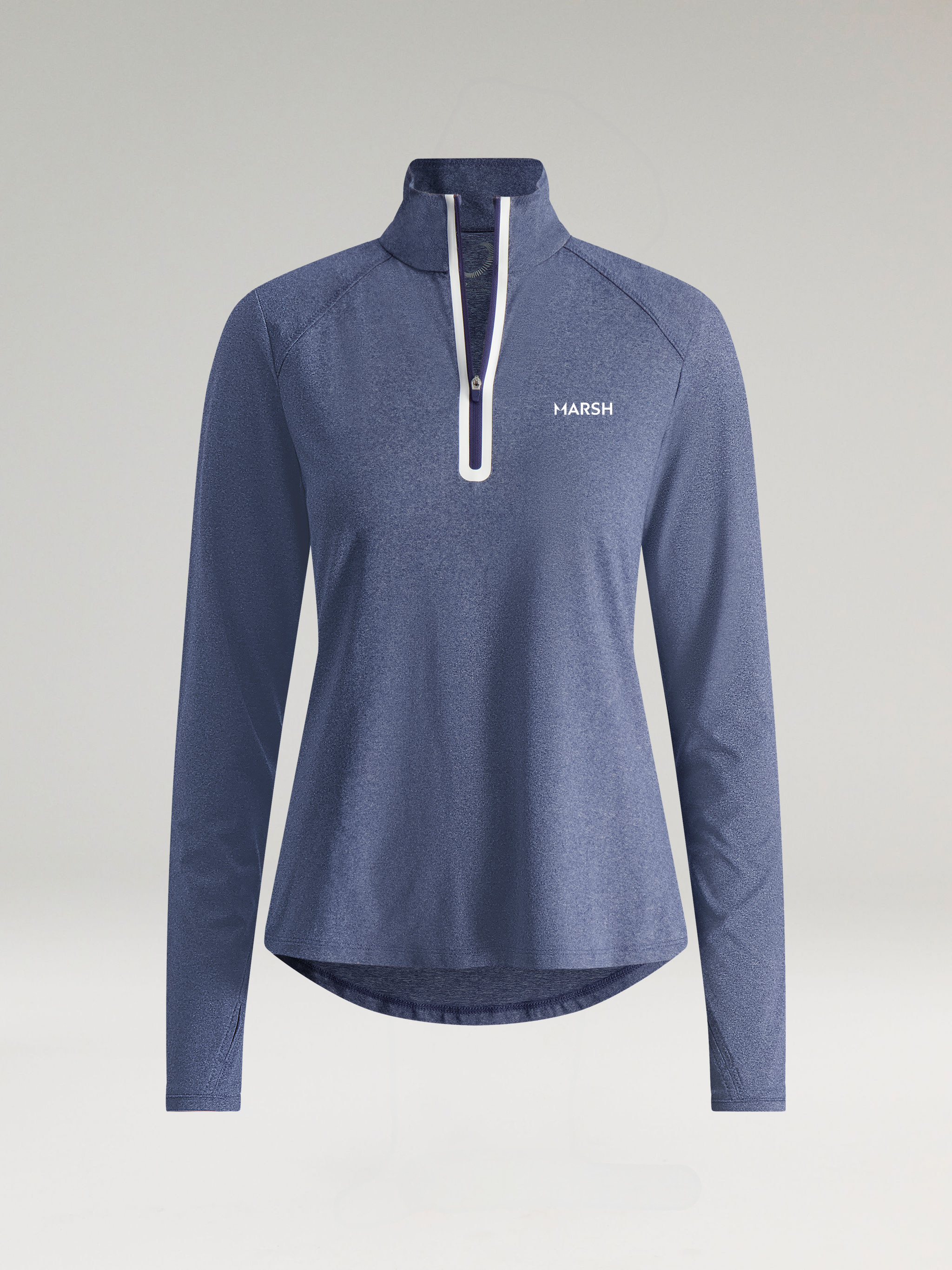 Lea Zip Mock | Marsh | Storm